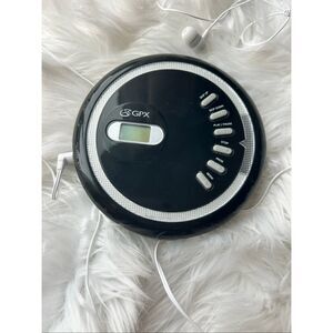 GPX Portable Compact Disc CD Player black